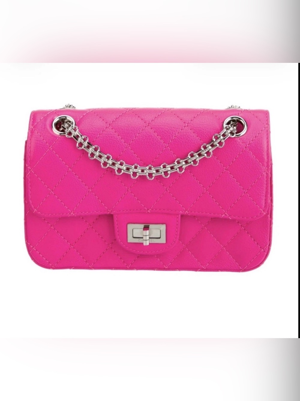 CHANEL 2.55 Chevre leather bag RARE FIND